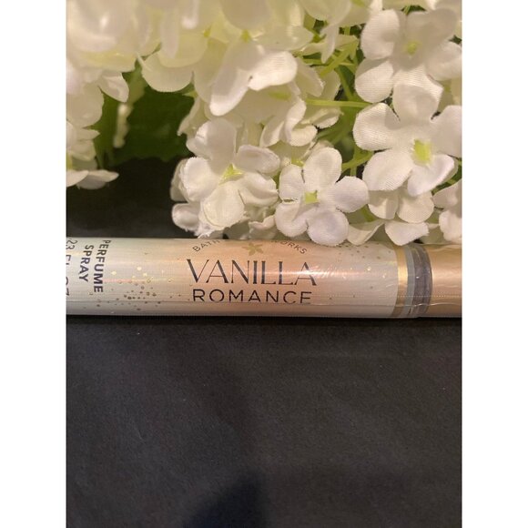 Bath & Body Works “Vanilla Romance” New .23 oz Mini Perfume Spray - Picture 2 of 5